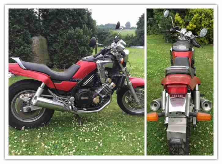 FZX 750 rot Motorrad Bike Scheunenfund