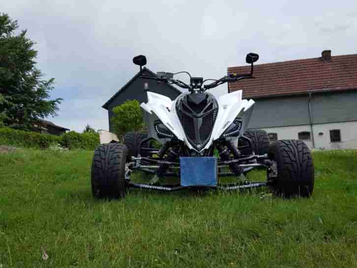 YAMAHA RAPTOR YFM 700 SE QUADHOUSE EDDITION BLACK &WHITE (SERVICE NEU) PREIS VB.