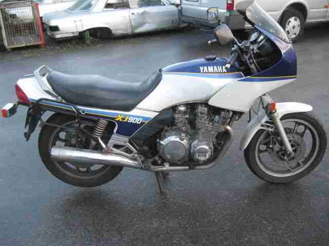 YAMAHA XJ 900 aus 1990 mit Brief + Schlüsseln steht seit 2009 Motor dreht