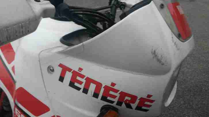YAMAHA XT 600 Z TENERE 3AJ BAUJAHR 1988 KILOMETERSTAND 74800