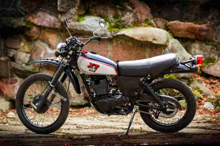 XT500 1U6 wie NEU kein SR500 Scrambler