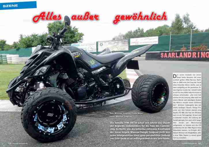YFM 700 4-Zylinder-Umbau aus Quadwelt 1/2014