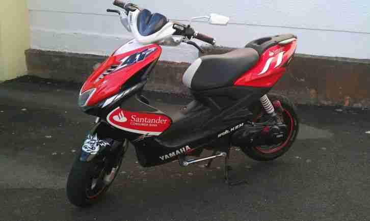 Yamaha Aerox Santander Edition, wenig Km, Top Zustand