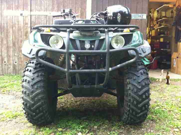 Yamaha Bruin Grizzly 350 LoF Arbeitstier nie schw. Gearbeitet 500kg AHK QUAT ATV