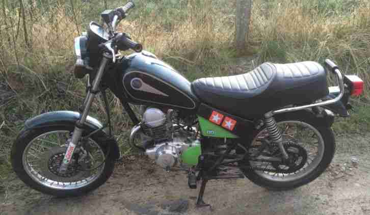 Yamaha Chopper 125 ccm + Handbuch + Papiere Ölwechsel Neu