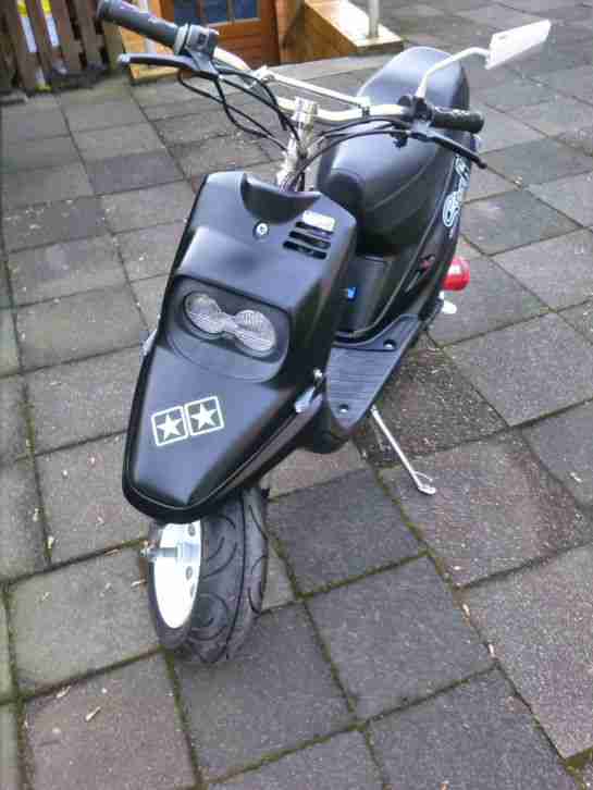 Yamaha Cw 50 - Neuaufbau - Minarelli stehend - MBK Booster-70ccm polini sport