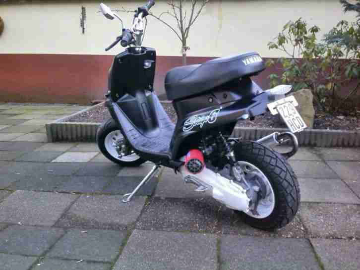 Yamaha Cw 50 - Neuaufbau - Minarelli stehend - MBK Booster-70ccm polini sport