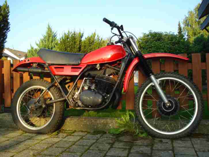 Yamaha DT 250 MX, 1R7, Baujahr 1977, Crossbike mit KfZ-Papieren zum Herrichten