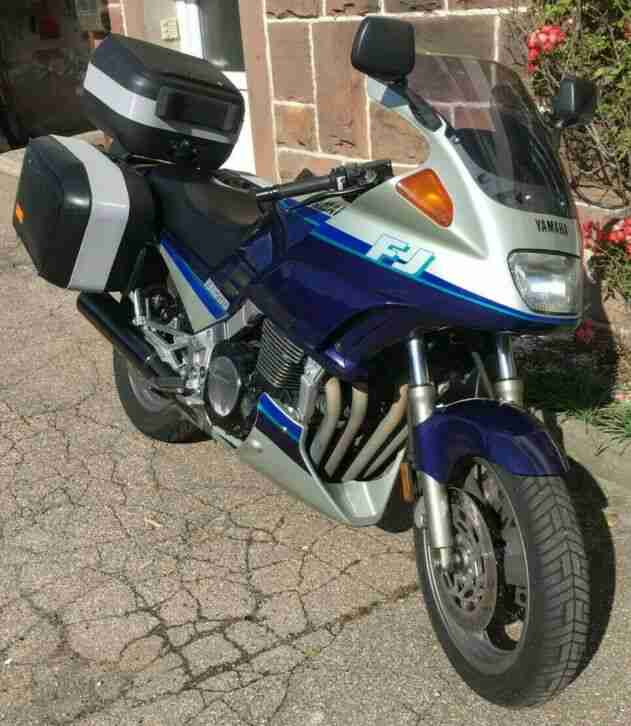 Yamaha FJ1200 3CX Krauser Koffersatz, White Power Federbein