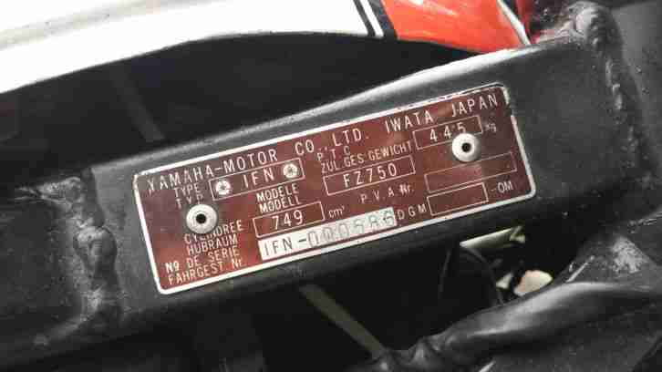 Yamaha FZ 750 1FN Cafe Racer Umbau - Bestes Angebot von 