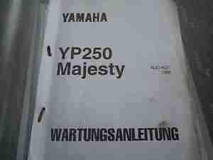 Majesty 250 Wartungsanleitung