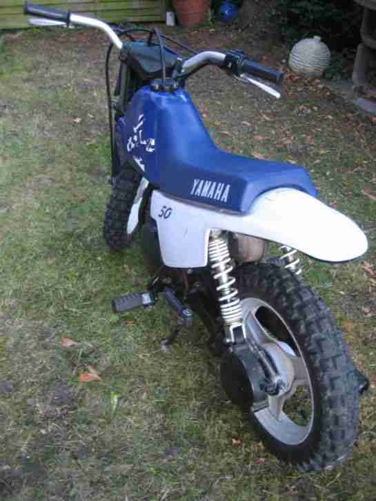 Yamaha PW 50 Kinder Cross Motorrad blau TOP