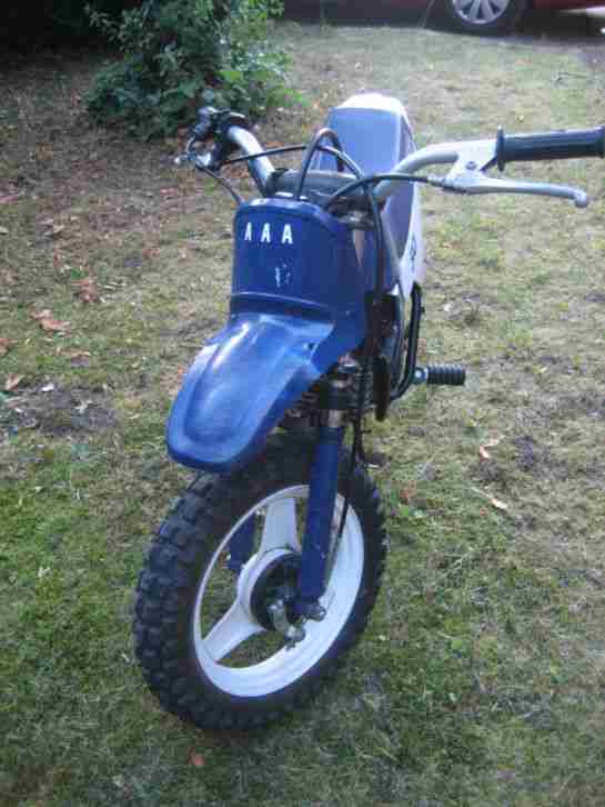 Yamaha PW 50 Kinder Cross Motorrad blau TOP