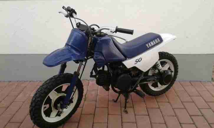 Yamaha PW 50 blau/weiß