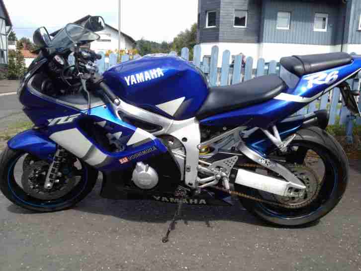 Yamaha R6, RJ03, Bj. 2002, 40.000, gedrosselt