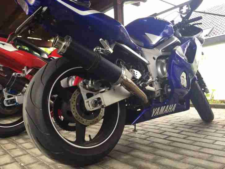 Yamaha R6 Rj03 Blau/Weiss Hingucker !!!