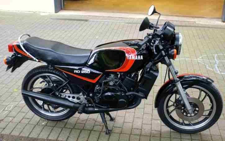 Yamaha RD250LC 4L1 38PS 11600km im Originalzustand - Matching numbers