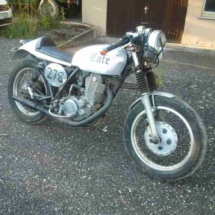 Yamaha SR 500 Cafe Racer mit sämtlichen Eintragungen TÜV neu
