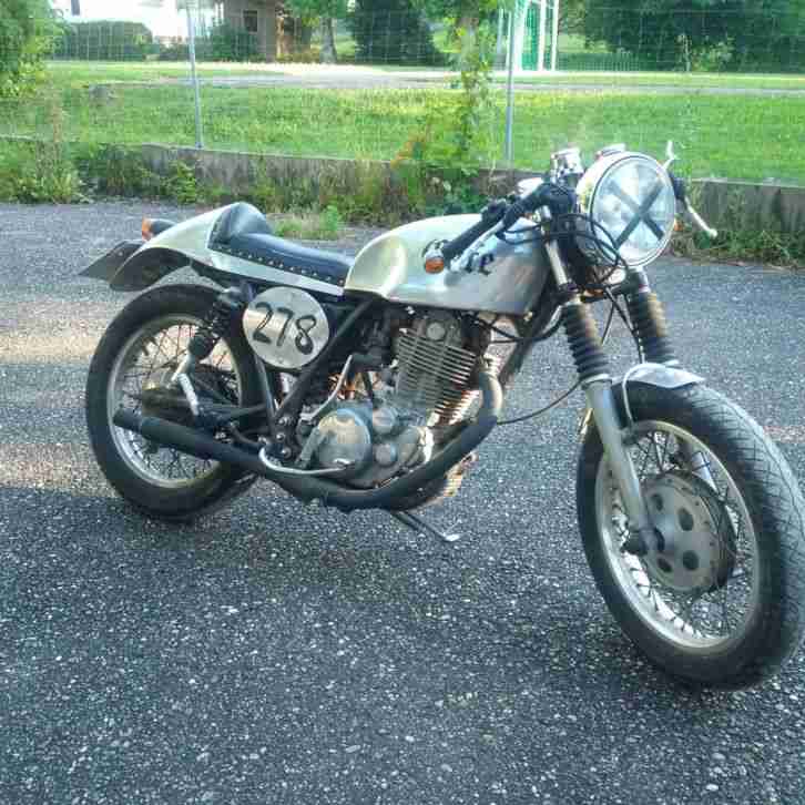 Yamaha SR 500 Cafe Racer mit sämtlichen Eintragungen TÜV neu