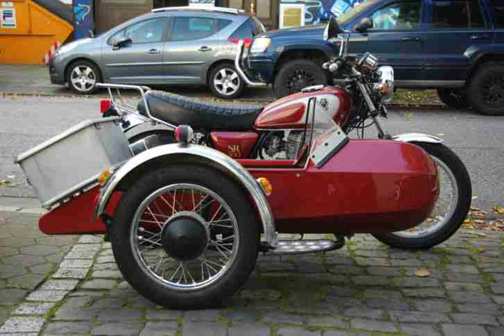 Yamaha SR 500 Gespann im prima Zustand