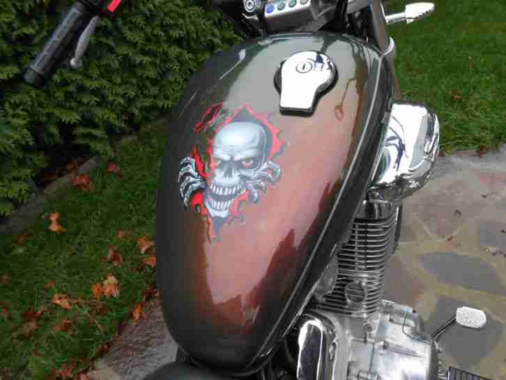 Yamaha Virago 535,Flip Flop Lackierung,Chopper,Cruiser,Bj 1994,Top Zustand