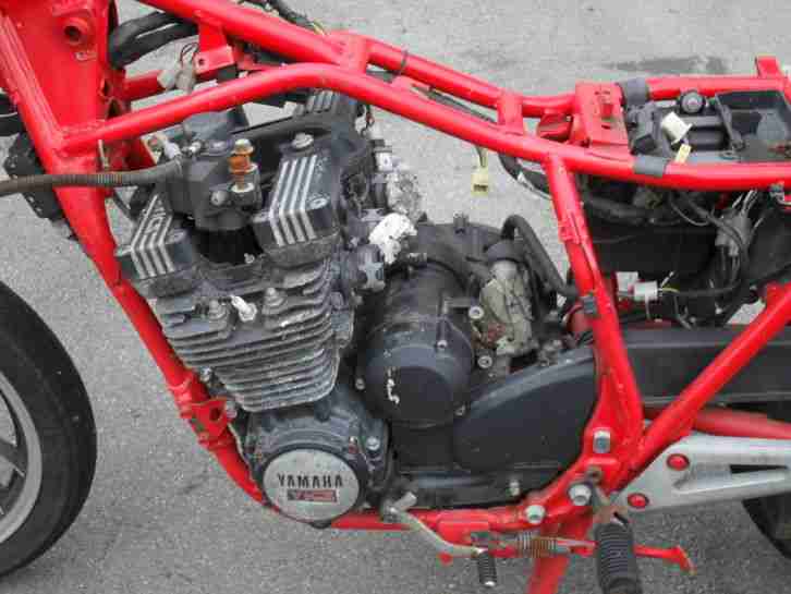 Yamaha XJ 550, Rahmen, Motor, Gabel, Ersatzteilträger, Bastlerfahrzeug m. Brief