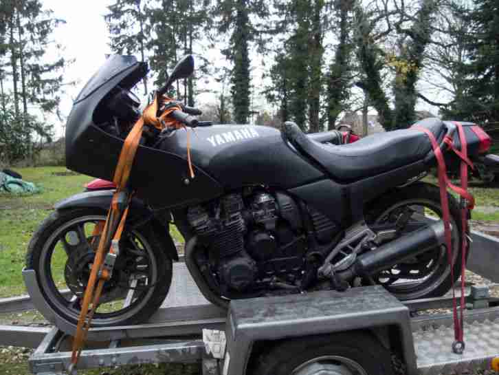 Yamaha XJ 600, xj600, Umbau Basis, Unfall