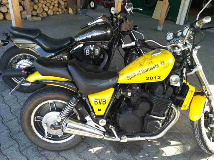 Yamaha XJ 700 maxime x im BVB Style mit allen Unterschriften 2012 Doublesieger