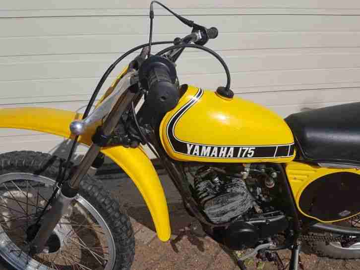 Yamaha XM 175 G Twin Shock Moto Cross, USA-Modell, gelb,Motor gut, guter Zustand