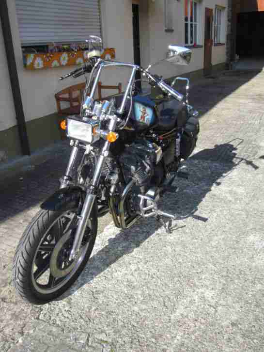 Yamaha XS 1100 AME UMBAU Einzelstück Airbrush Sargtank Chopper