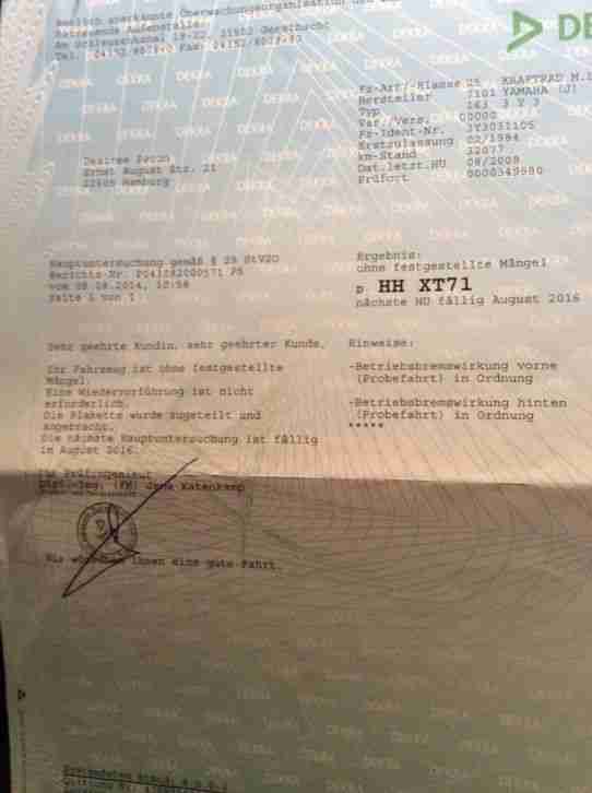 Yamaha XT 250, Bj 02/1984 mit original 32077 km!!! TOP Zustand!!!