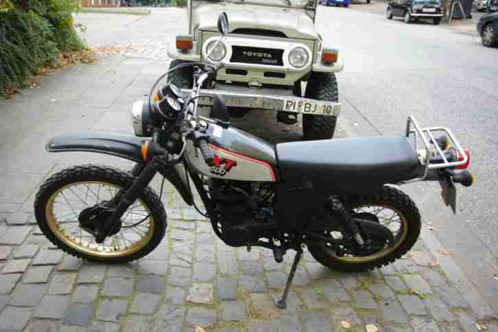 Yamaha XT 500 Alutank Goldene Felgen Tüv 2015 Motor springt nicht an nur 2490€