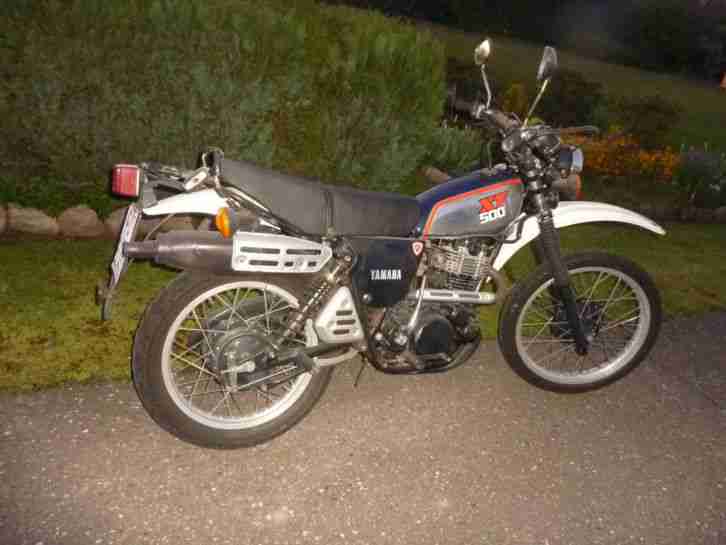 Yamaha XT 500 Bj. 1988 1. Hand, 25.100 km, Typ 1 U 6, Zustand ok (ca. 3)