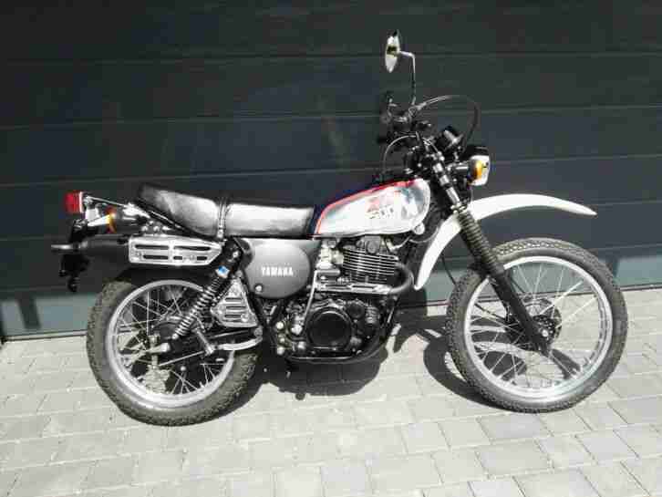Yamaha XT 500 Klassik Enduro mit Alutank und Chromfelgen Top Zustand Bj. 86