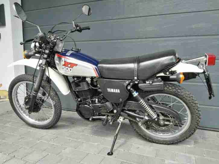 Yamaha XT 500 Klassik Enduro mit Alutank und Chromfelgen Top Zustand Bj. 86