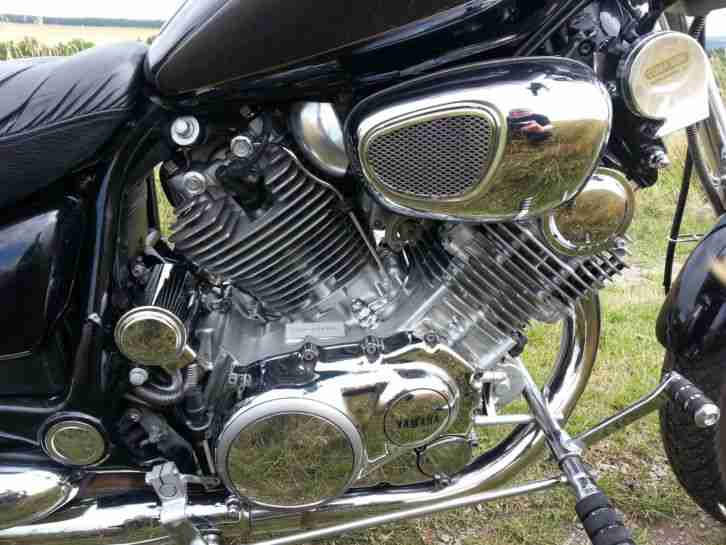 Yamaha XV 1100 XV1100 3LP 54000KM TÜV 5/15 schwarz Speichenräder TOP gepflegt