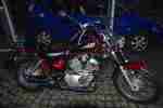 XV125 Virago Chopper Cruiser mit nur