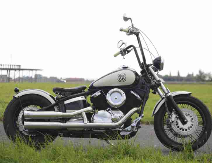 Yamaha XVS 1100 Dragstar Old School Umbau "Route 66"