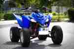 Yamaha YFM 350 YFM350R Raptor Blau