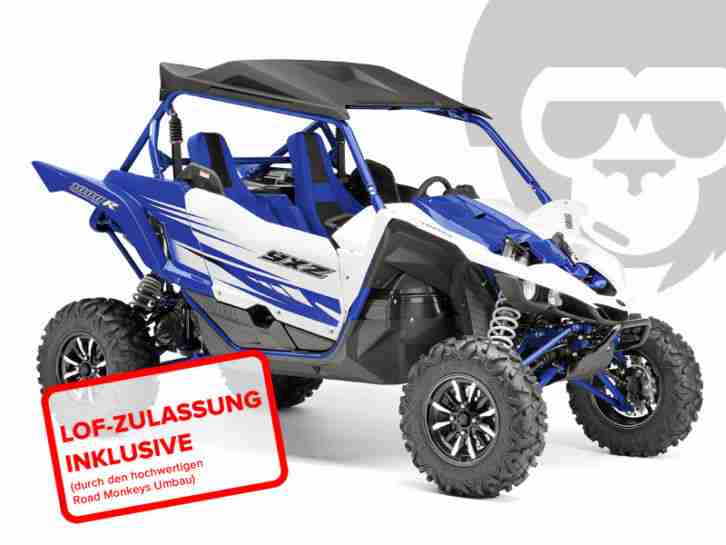 Yamaha YXZ1000R Side-By-Side UTV 2016 in blau-weiss