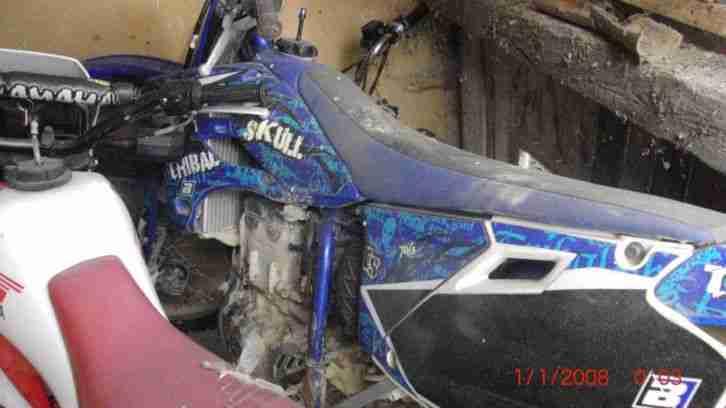 Yamaha YZ 450 WR R Cross Vollcross Enduro Offroad RM KX CR Scheunenfund Defekt