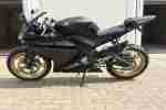 YZF R 125 Schwarz Gold