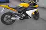 YZF R 125 mit Originalauspuff ohne