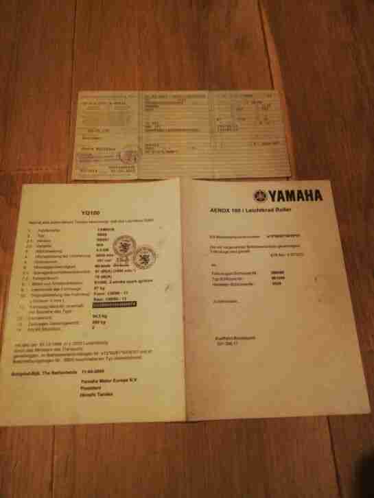 Yamaha aerox 100 ccm année 2001 motorrad