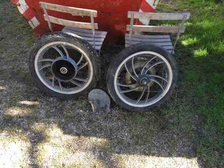 Yamaha rd 250, 350 Lc1 Felgen Mit Reifen