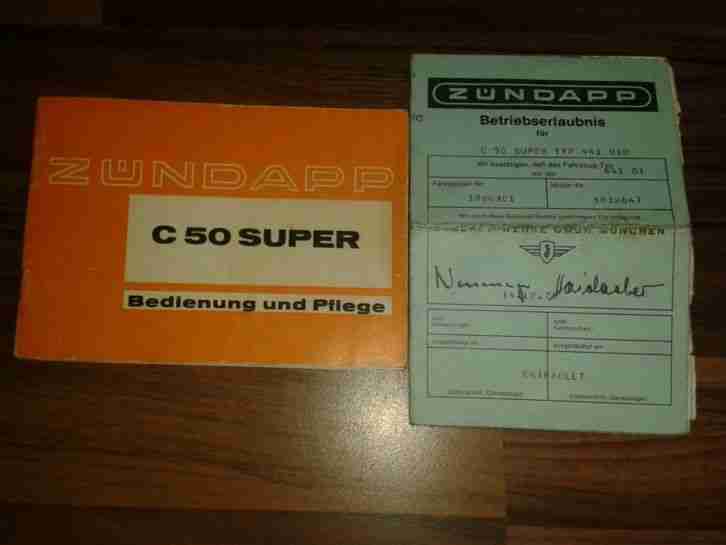 ZÜNDAPP C50 SUPER