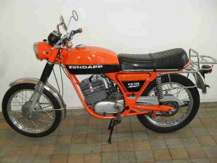 ZÜNDAPP KS 125 SPORT, 1973, 1A- TOP-Oldtimer, m. Rückgabemöglichkeit!