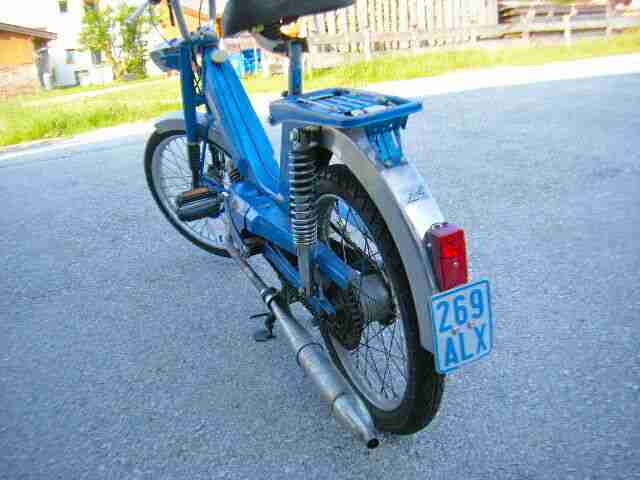 ZÜNDAPP Moped 442 Automatik Oldtimer in Blau aus dem Nachlass von Opa