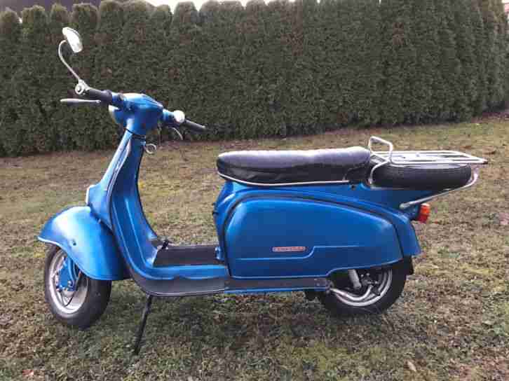 ZÜNDAPP R 50 Roller mit Ersatzradträger