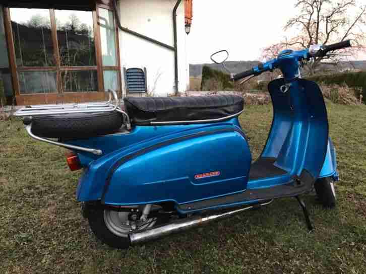 ZÜNDAPP R 50 Roller mit Ersatzradträger